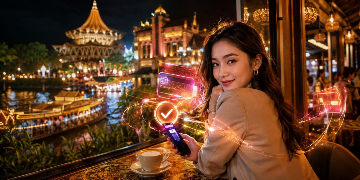 Ilustrasi pemprosesan deposit dan bonus kemenangan di Sarawak